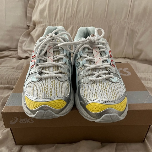 ASICS gel nimbus 9 glacier grey soothing sea men's size 5 women's 6.5 UK 4 - Picture 6 of 7